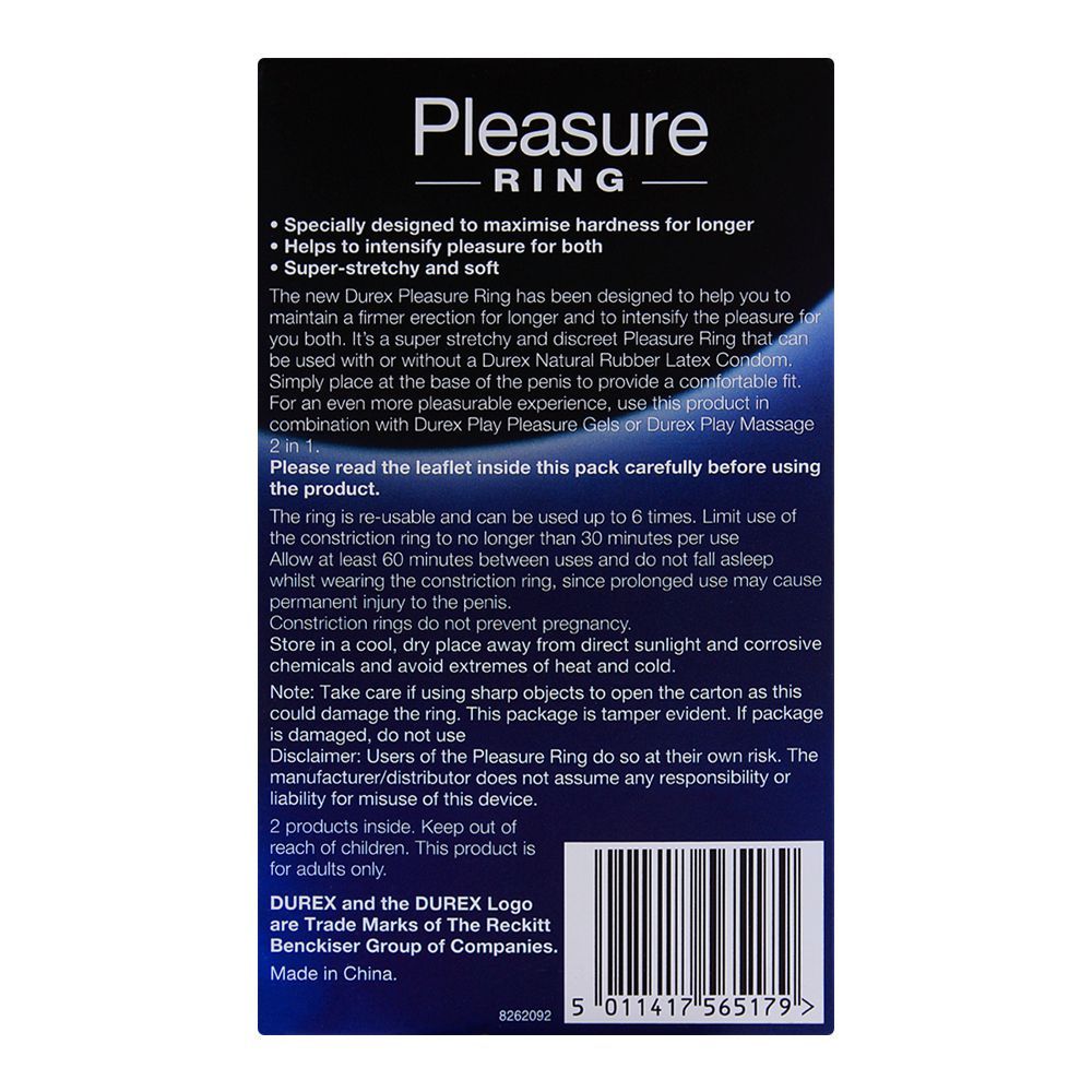 Durex Intense Pleasure Ring Pack of 2 Rings