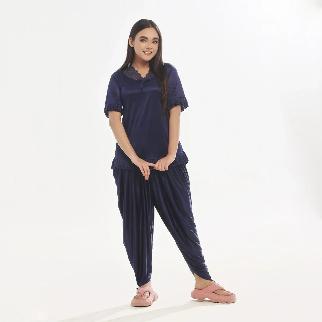 Sajiero Patiala Silk Pajama Suit