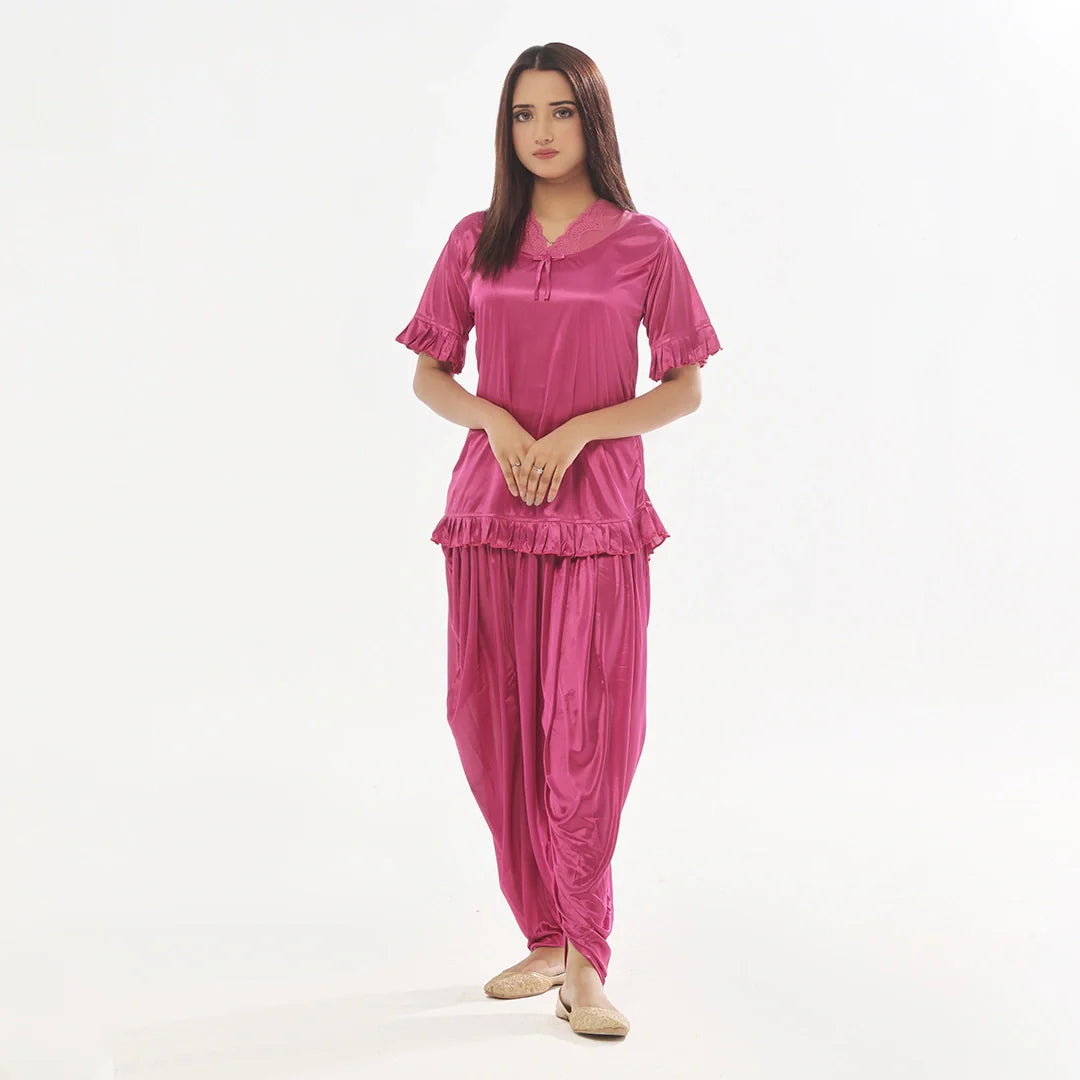 Sajiero Patiala Silk Pajama Suit