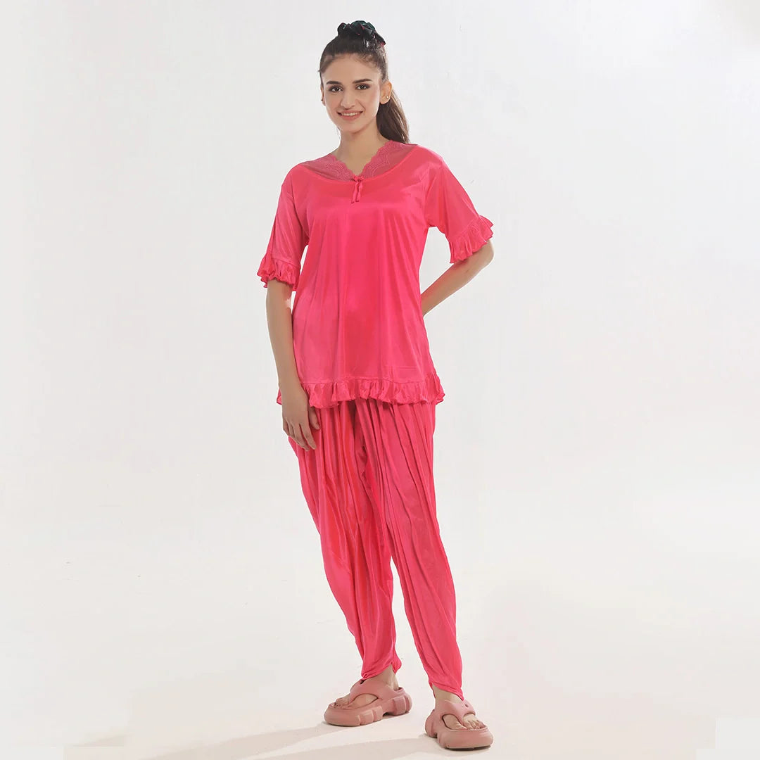 Sajiero Patiala Silk Pajama Suit