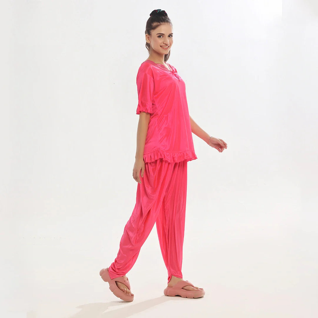 Sajiero Patiala Silk Pajama Suit