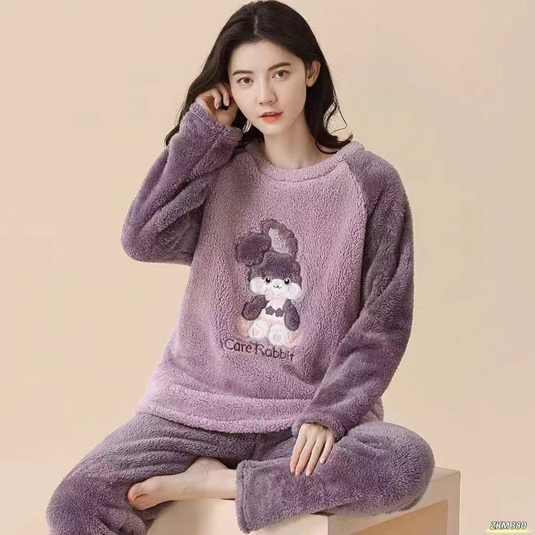 Sajiero Iris Rabbit Fleece Pajama Suit