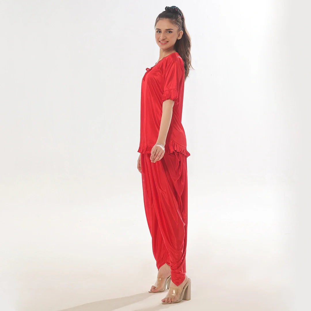 Sajiero Patiala Silk Pajama Suit