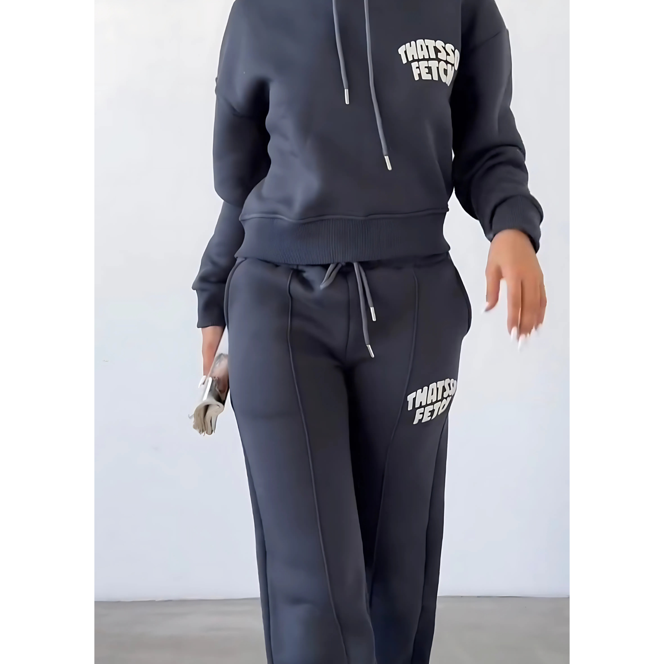 Sajiero Fleece Hoodie Tracksuit Suit