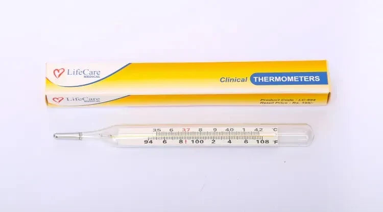 LifeCare Classic Traditional Clinical Glass Thermometer 1 