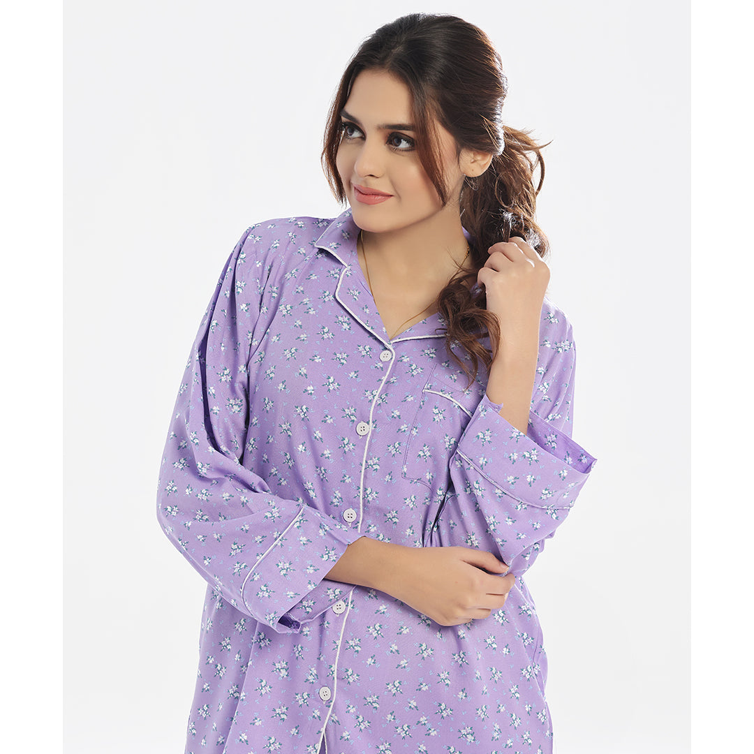 Sajiero Linen Pajama Suit - Spring Charm