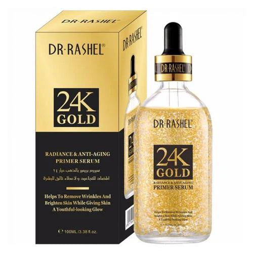 DR RASHEL 24K GOLD PRIMER SERUM, 100ml best quality serum for glowing and smooth skin best serum best price in pakisan online