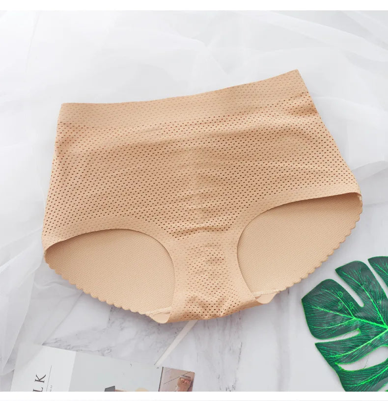 Sajiero Mid Waist Rib Padded Panty Style Butt Lifter Hip Enhancer 5009 best quality hip enhancer underwear for women and ladies price in pakistan onine 