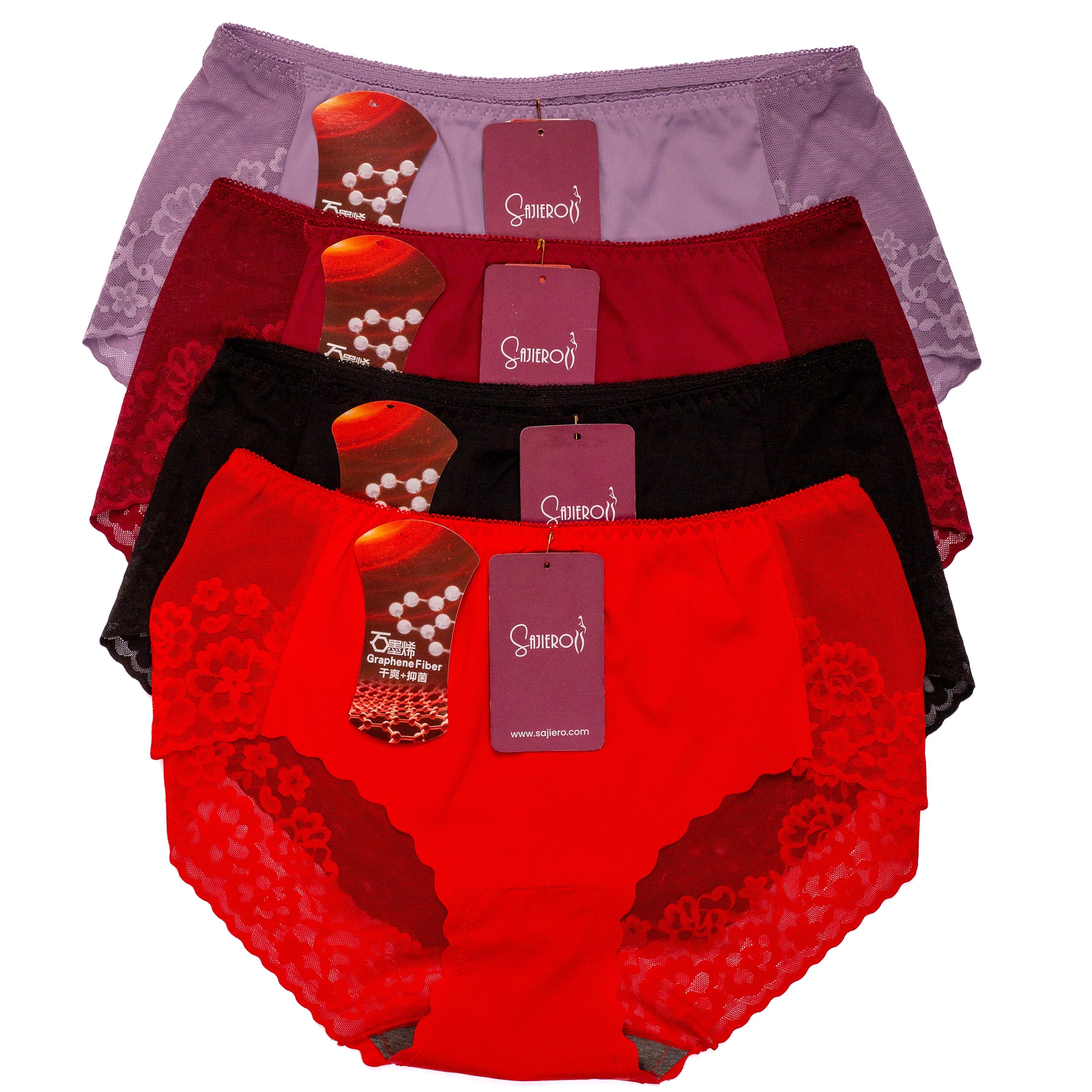 Sajiero Cosmos Embroidery Net Panty best quality panty for women best price in pakistan online