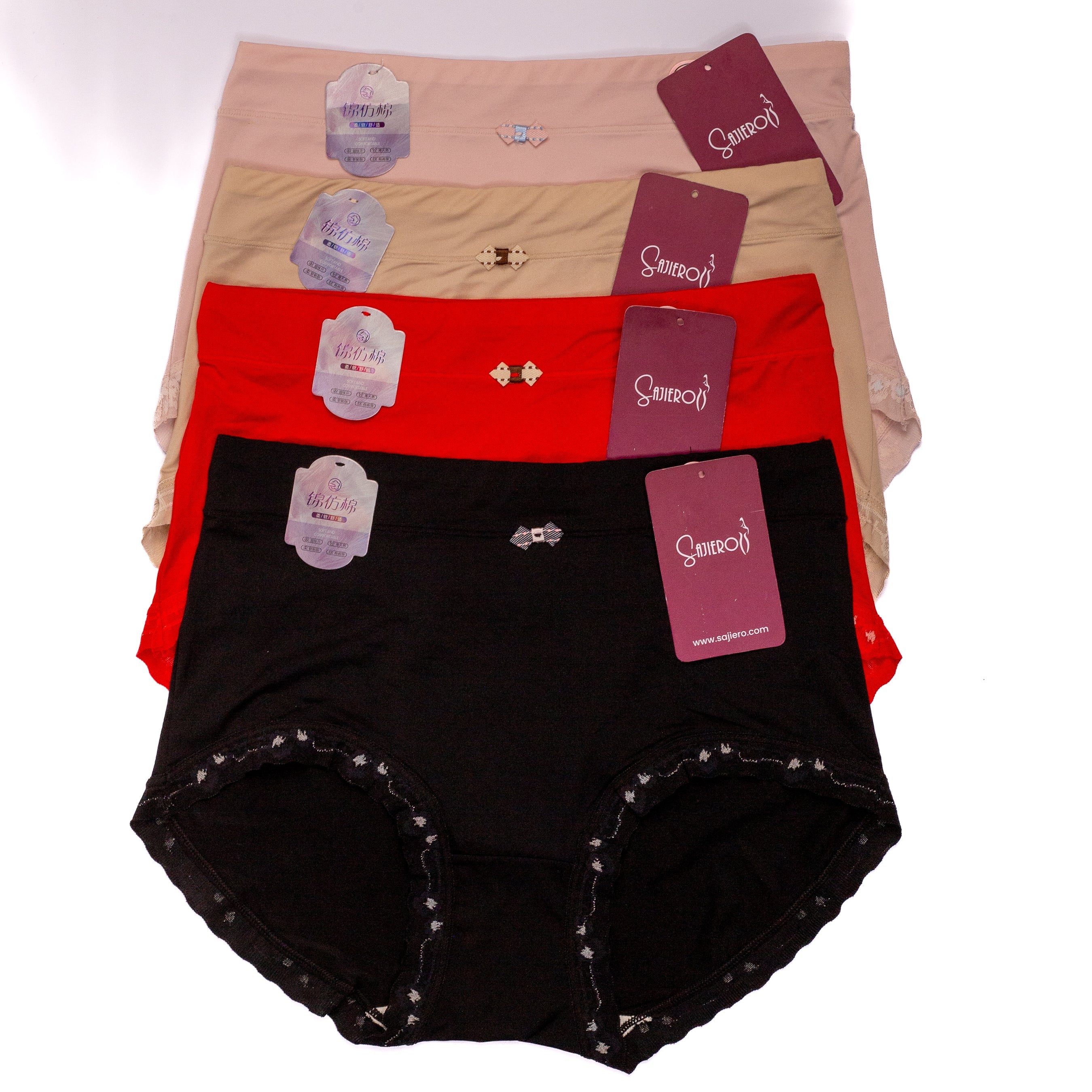 Sajiero VVC Plain Brief Cotton Panty