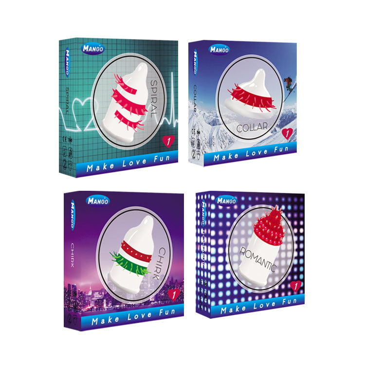 Buy Mango Novelty Spike Condoms Pack of 4 Best prices in pakistan 