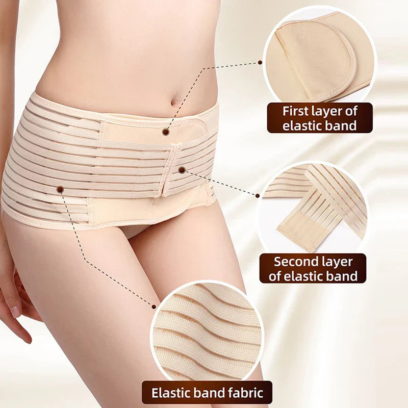 Sajiero Double Layer Waist Pelvic Belt for Pregnant Women