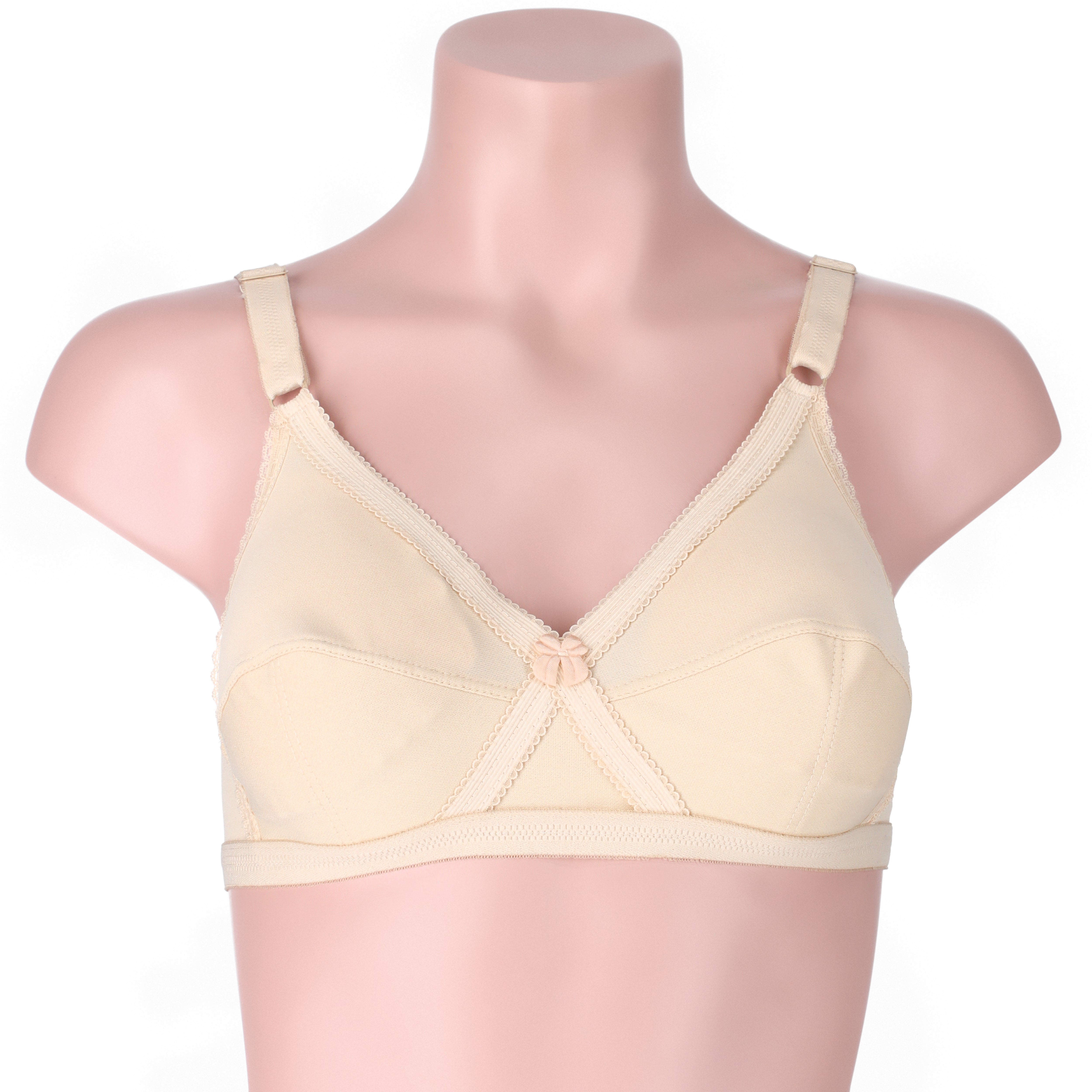 Sajiero Cross Ample Casual Non Padded Wireless Daily wear Bra.