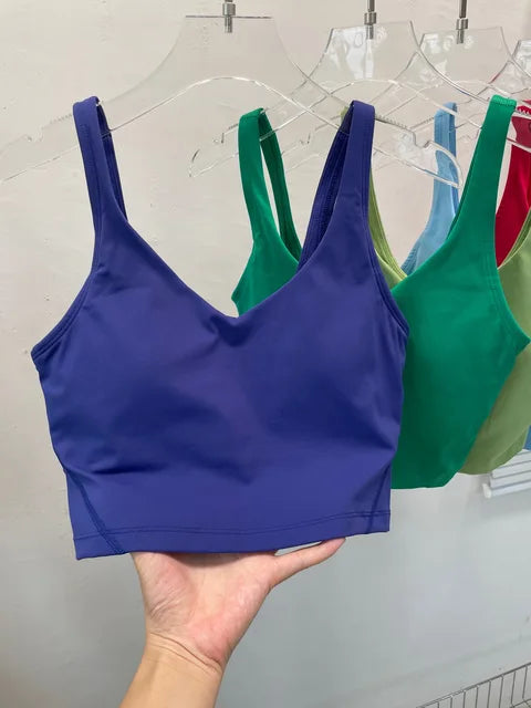 Sajiero Tank Pushup Sports Bra