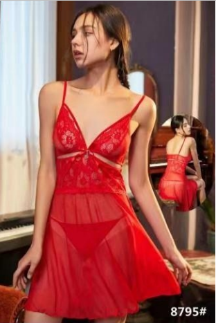 Sajiero Jelka AXE Short Lingerie red hot short nightie for women and ladies price in pakistan