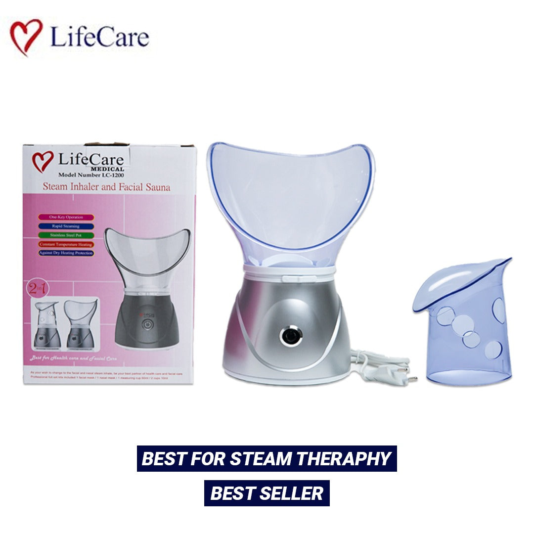 LifeCare Portable Steam Inhaler and Facial Sauna 2 in 1 Steamer best steamer