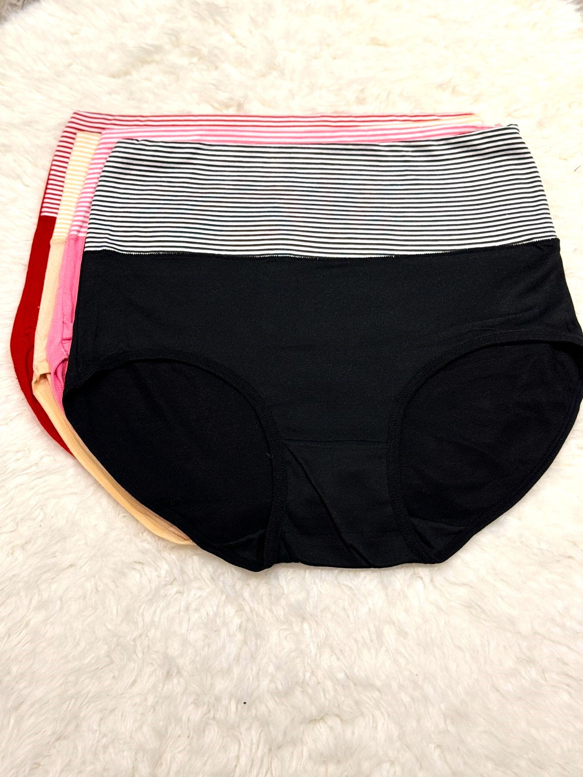 Sajiero Wasit Rib Brief Cotton Panty