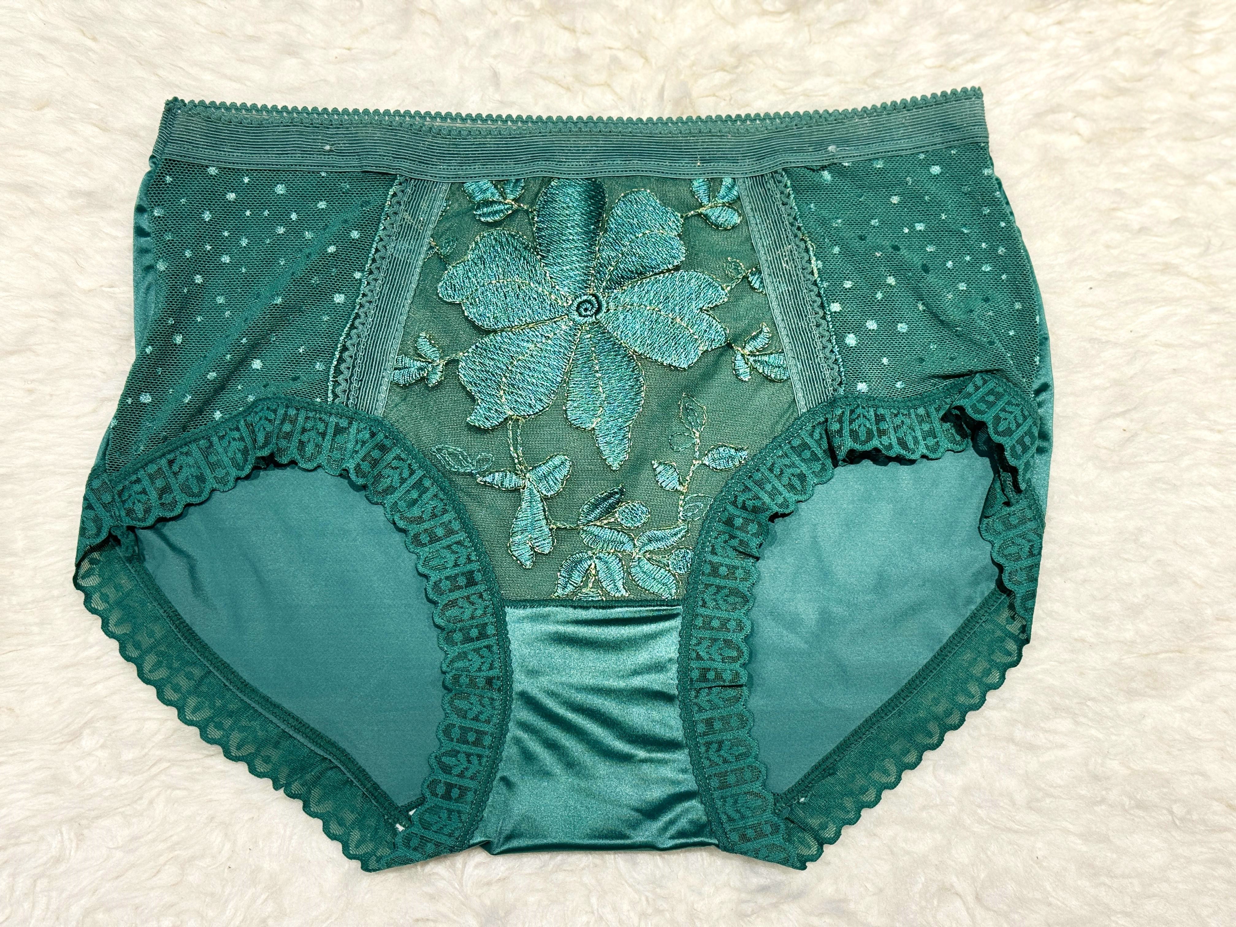 Sajiero Sun flower Silk Net Panty designed panties for women price in pakistan online