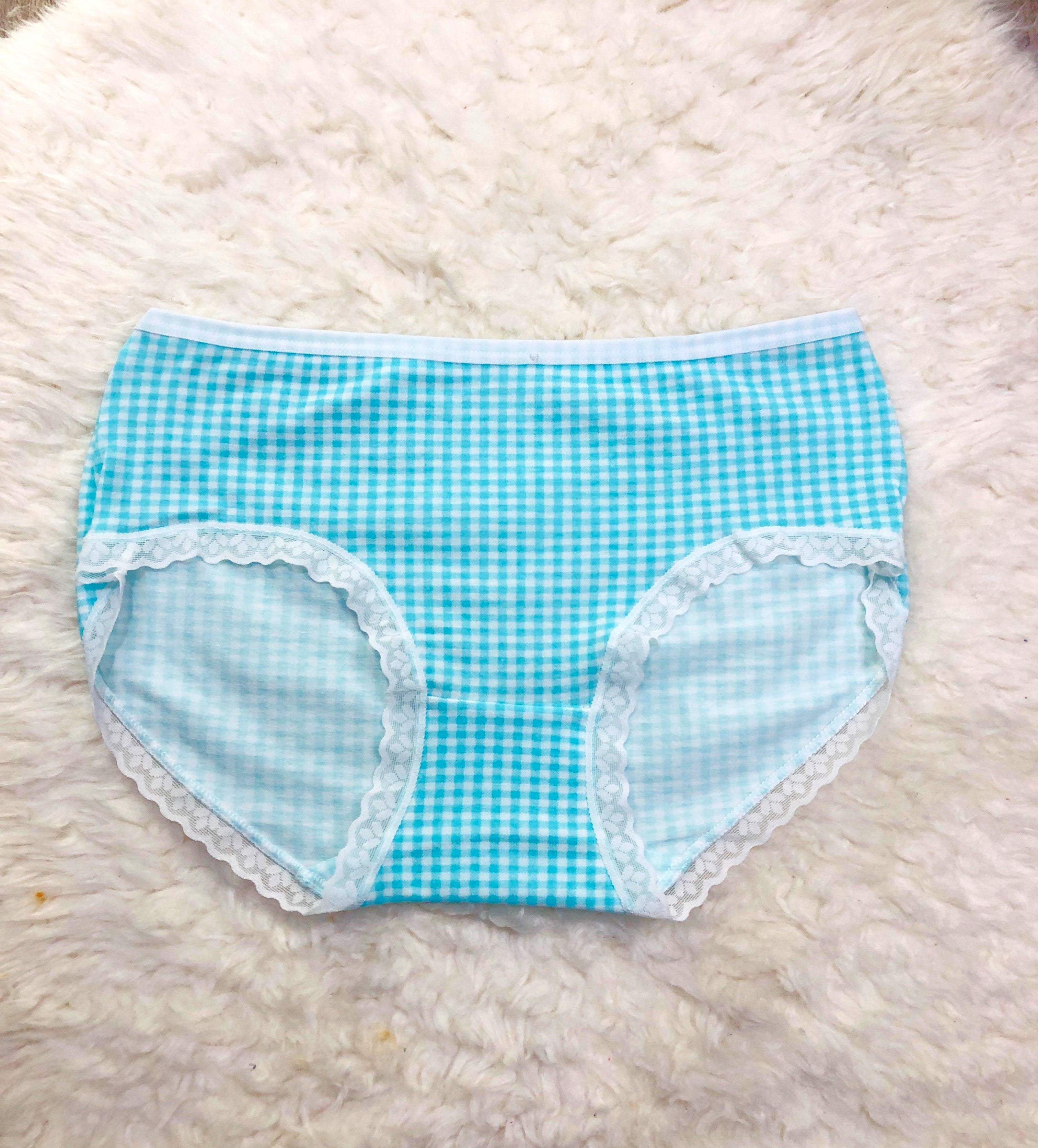 Sajiero Check Print Cotton Panty women and ladies underwear best price in pakistan online