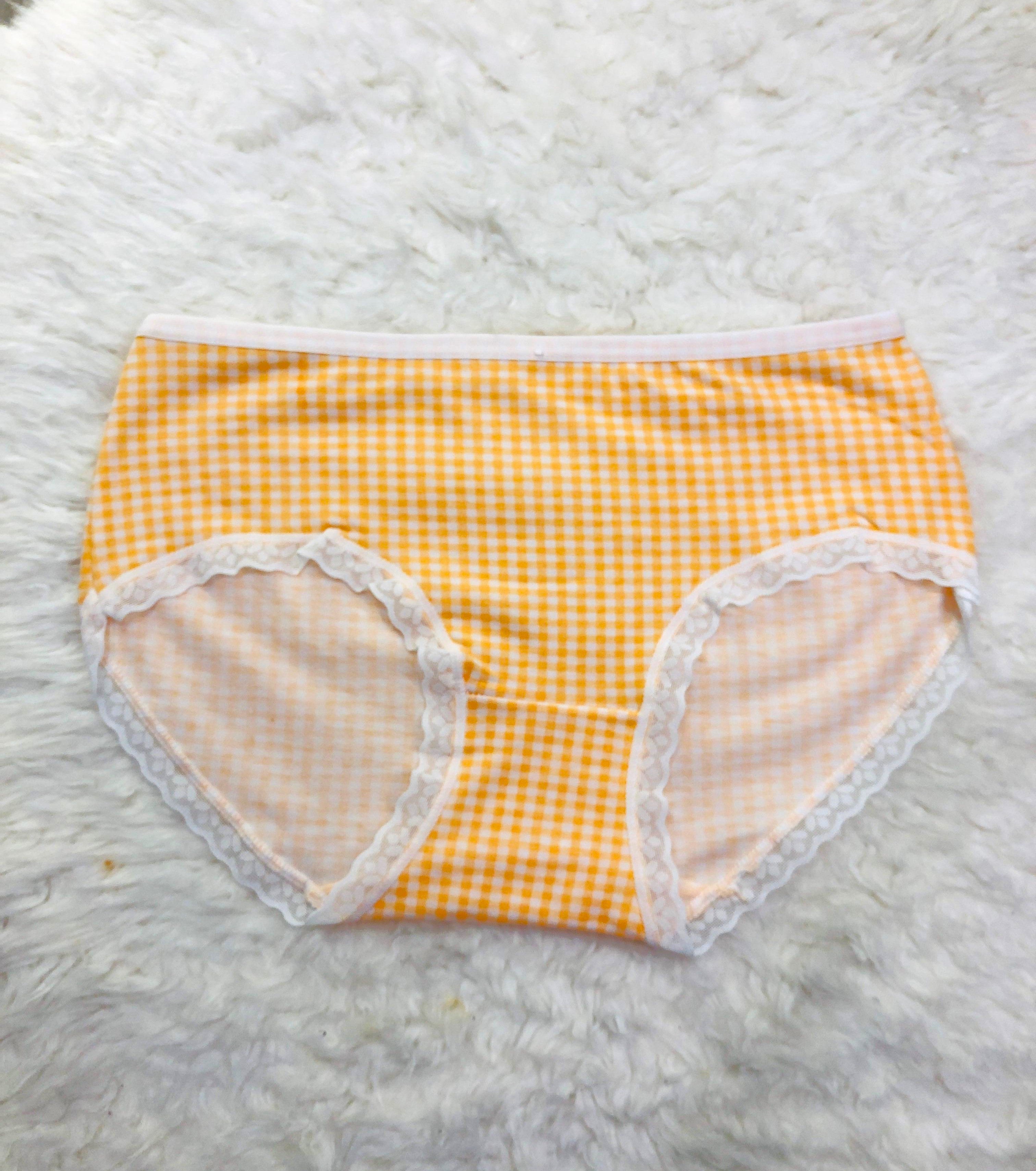 Sajiero Check Print Cotton Panty women and ladies underwear best price in pakistan online