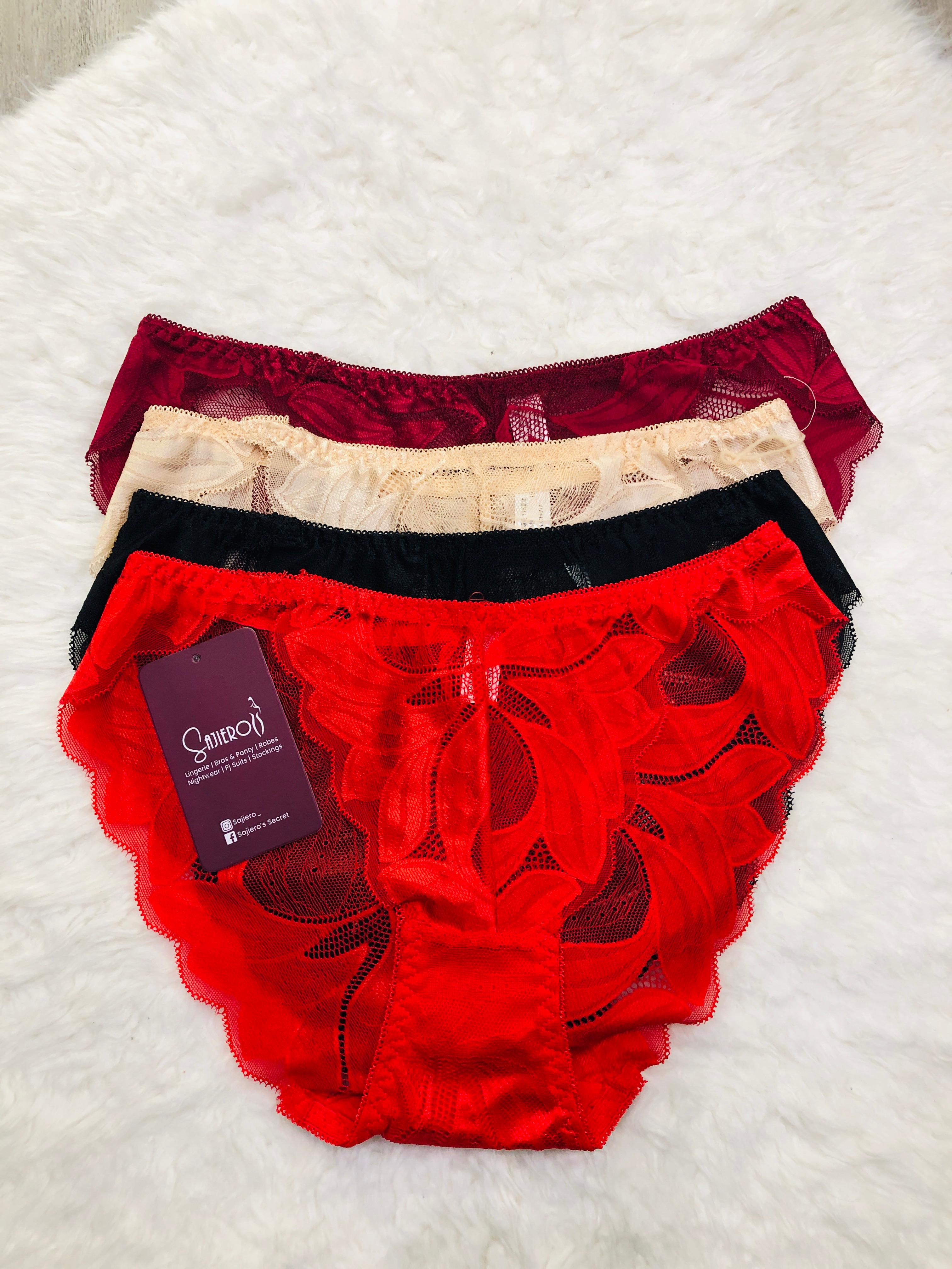 Sajiero Calendula Flowers Net Panty premiium quality undergarments for women and ladies price in pakistan