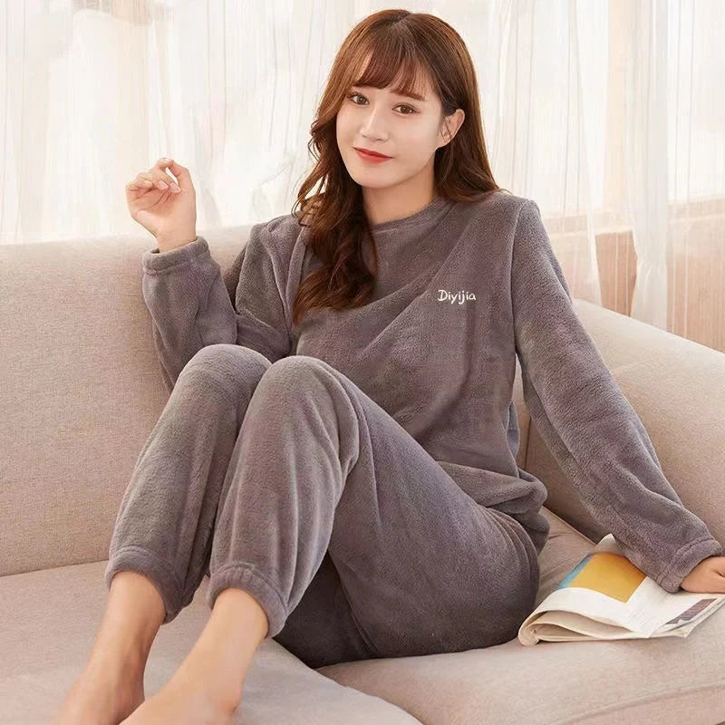 Sajiero Bliss Fleece Pajama Suit