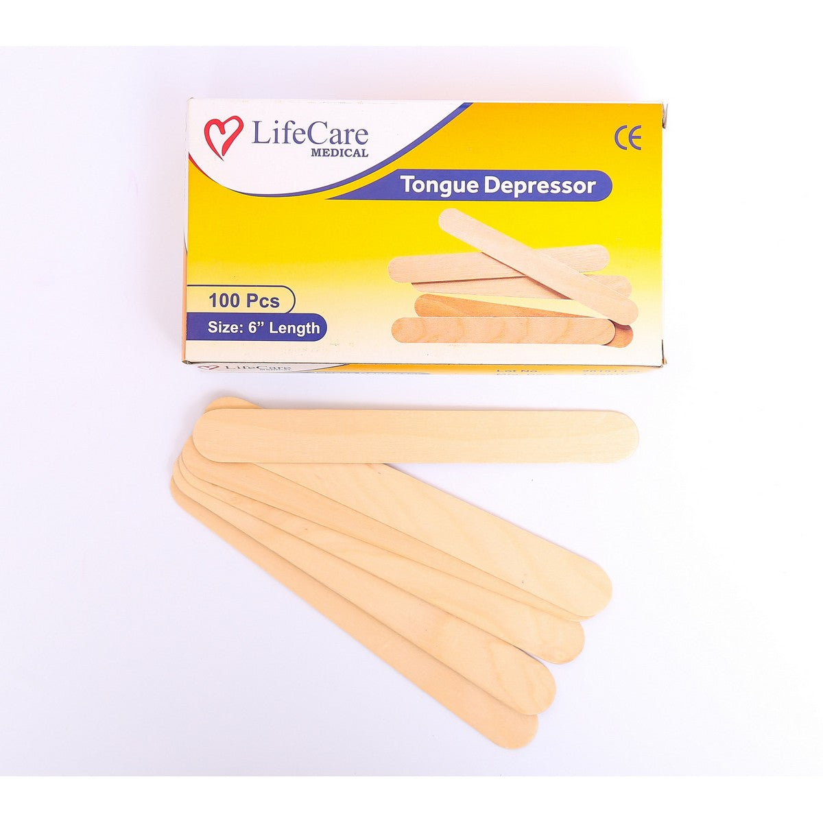 LifeCare Tongue Depressor 100 Pieces