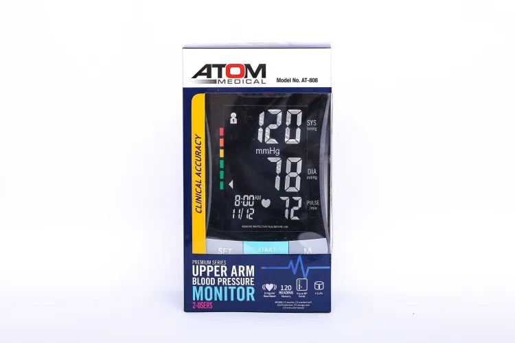 Atom Arm Blood Pressure Monitor and pulse Detection meter blood pressure