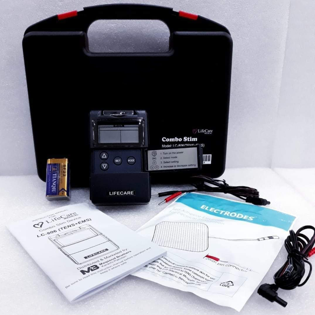 LifeCare LC-806 Combo Stim Tens+EMS Therapy Device TENS unit instructions for use tens therapy machine price in pakistan