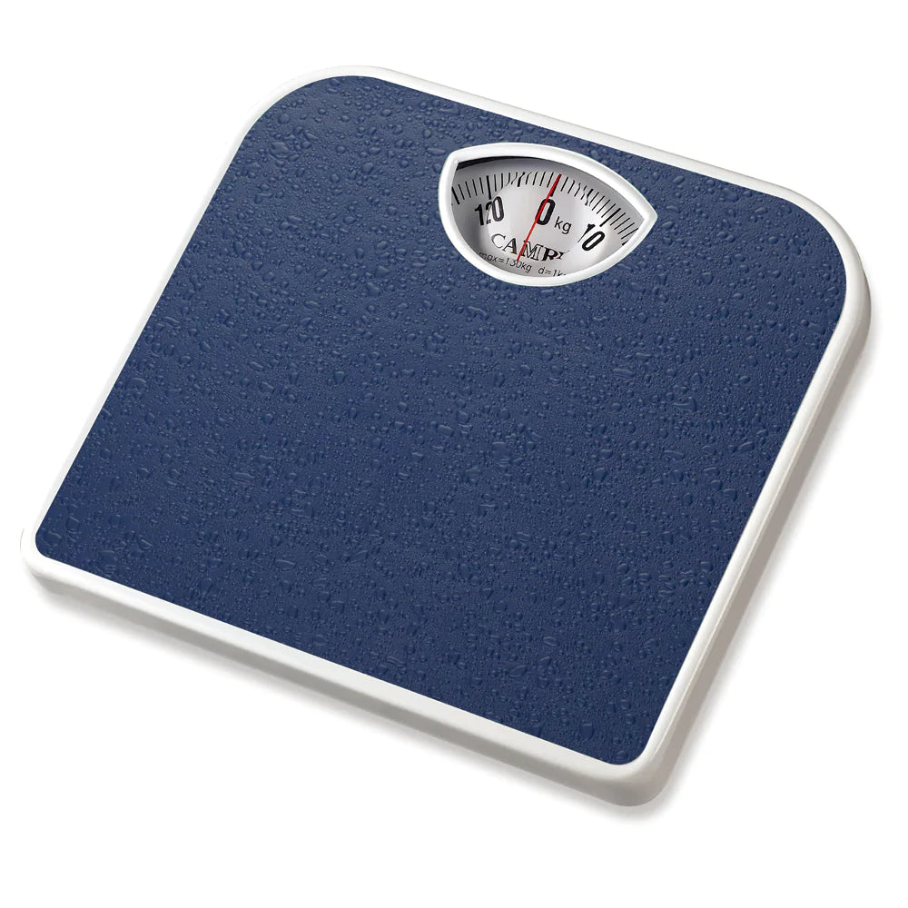 Camry Weight Scale Analog Body Weight Machine MultiColor - 2 with  blue coated mat