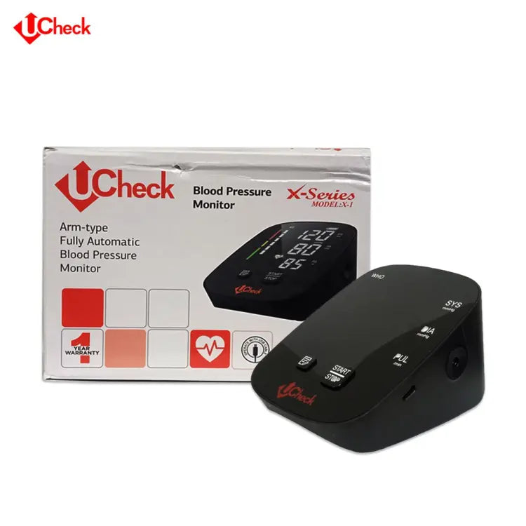 Ucheck Arm Blood Pressure Fully Automatic Monitor best digital bp operator best online price in pakistan