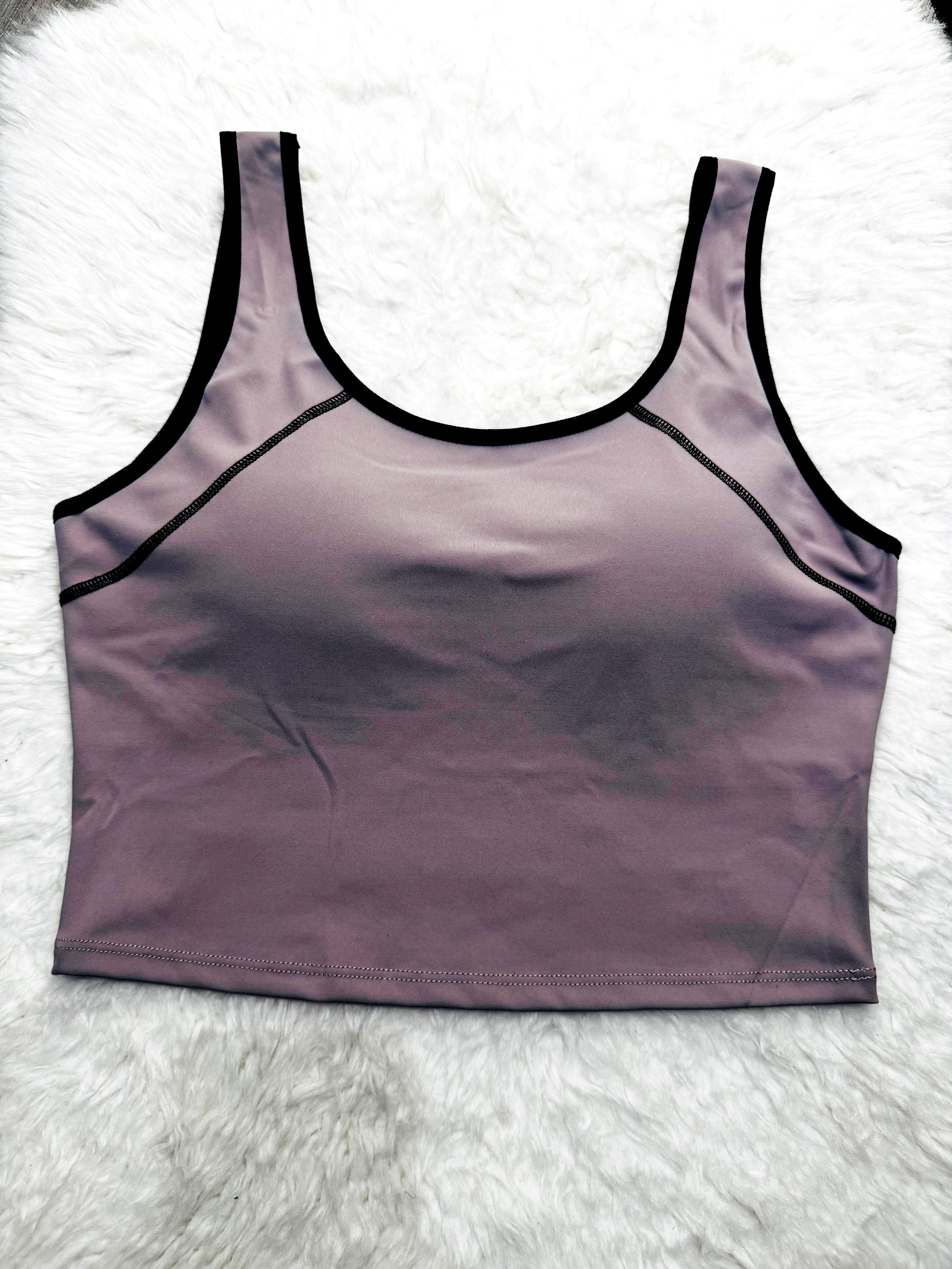 Sajiero Tank Pushup Sports purple color Bra a premium quality sportswar bra for women price in pakistan