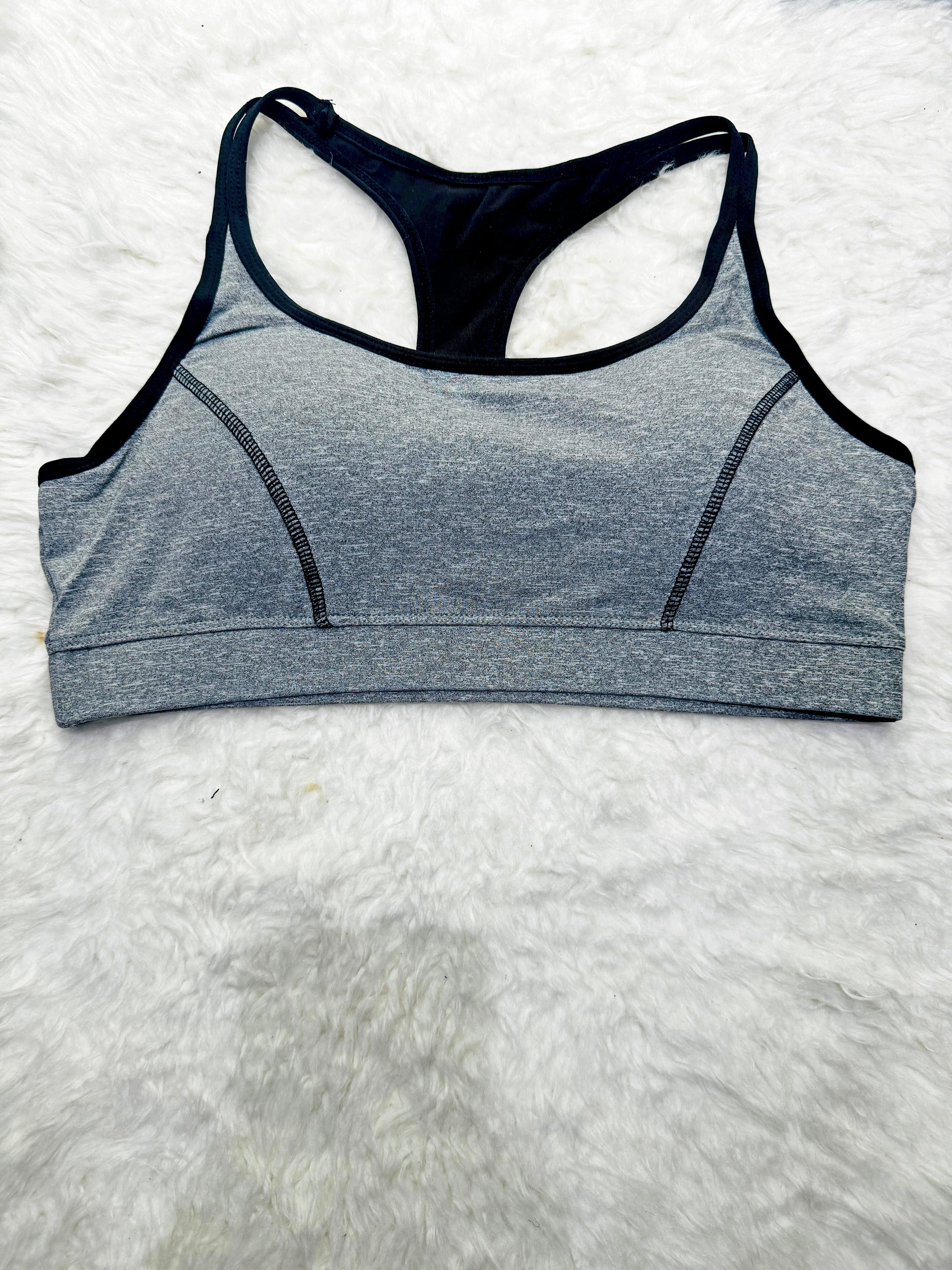 Sajiero Crop Pushup Sports Bra a premium quality sportwear br a for gym price in Pakistan