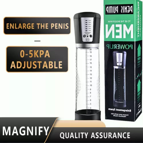 Vacuum Penis Pump for Male Enhancement – Erectile Enlargement Device