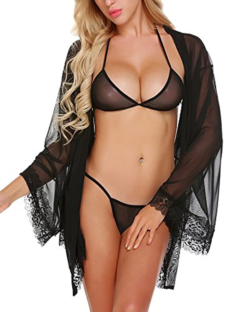 Micro Bathing Mesh Nightgown set